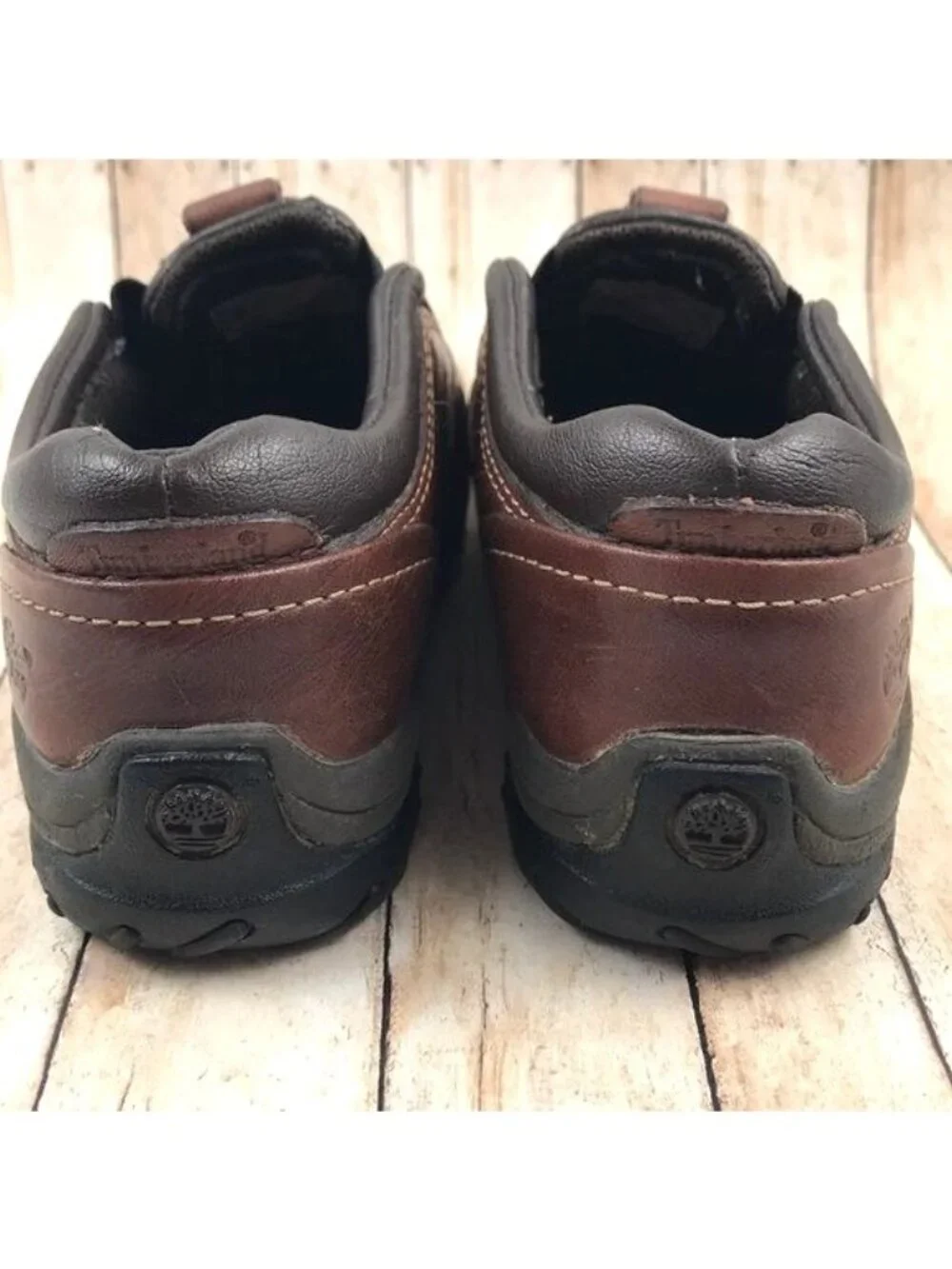 Timberland Brown Leather Slip-on Brown Toddler Size 8
